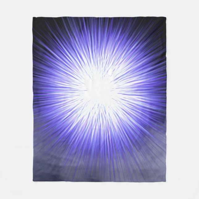 fleece smokey black with a burst of purple (Front)