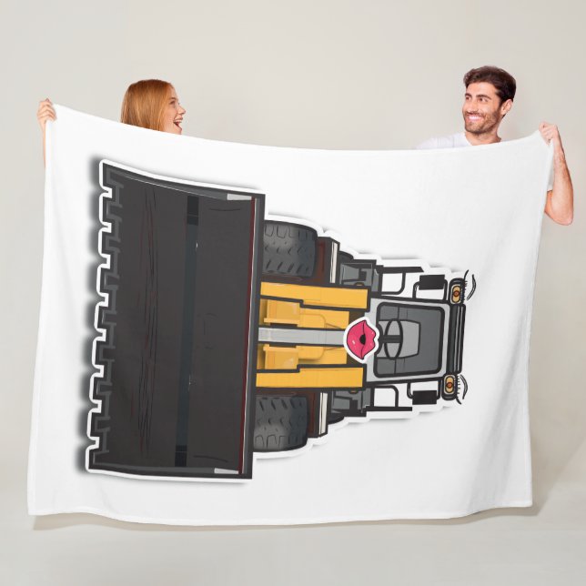 Fleecedecke with "Lady Loader" Fleece Blanket (In Situ)