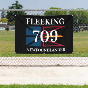Fleeking Newfoundlander Newfoundland flag  Banner