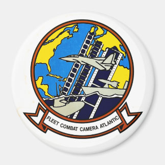 Fleet Combat Camera Atlantic Round Magnet