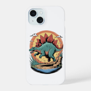 Fleet footed stegosaurus iPhone 15 case