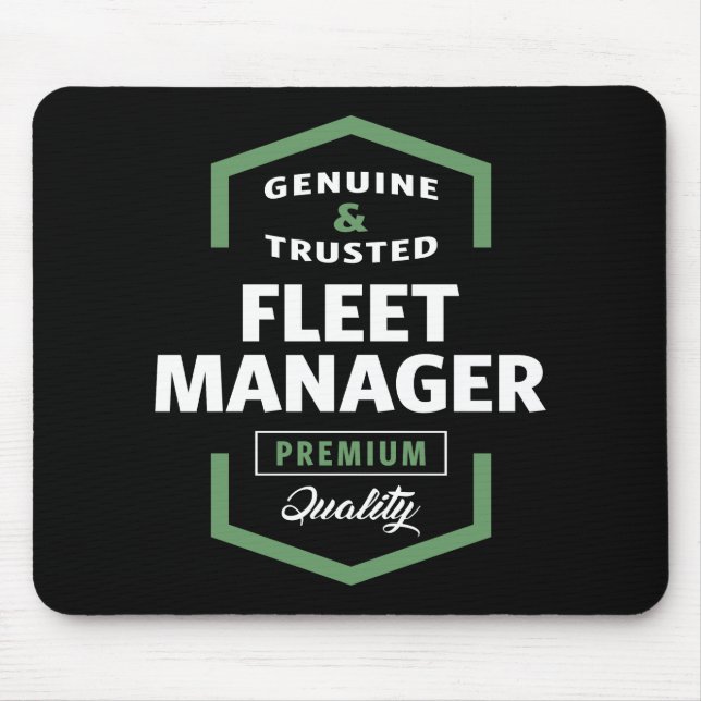 Fleet Manager | Gift Ideas Mouse Pad (Front)