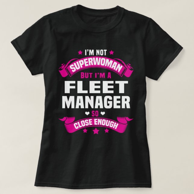 Fleet Manager T-Shirt (Design Front)