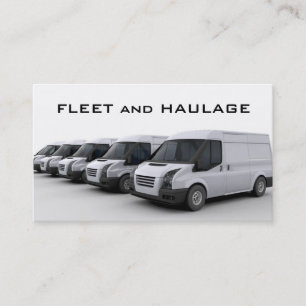 Fleet of Vans Business Card