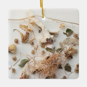 Fleeting moment ceramic ornament