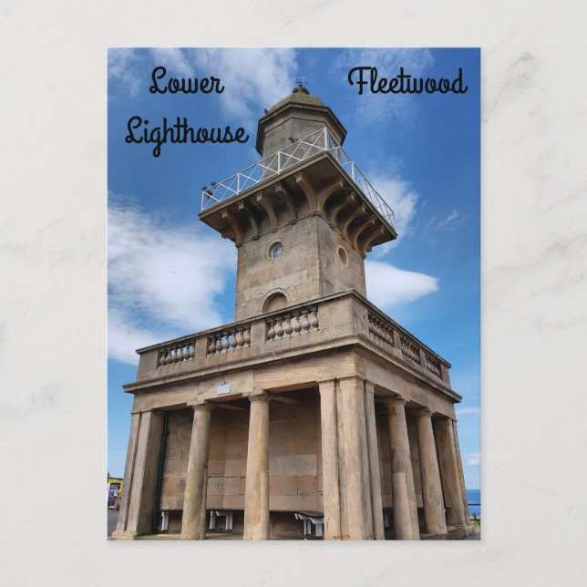 Fleetwood Lower Lighthouse Postcard (Front)