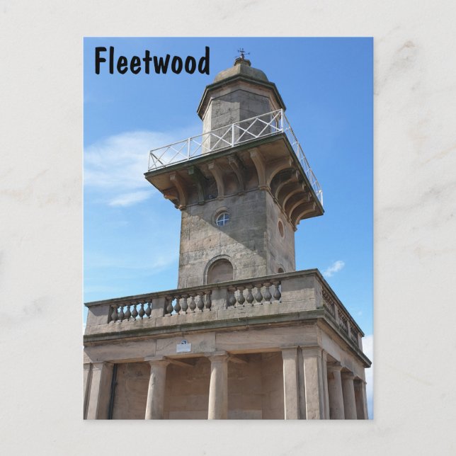 Fleetwood Lower Lighthouse Postcard (Front)