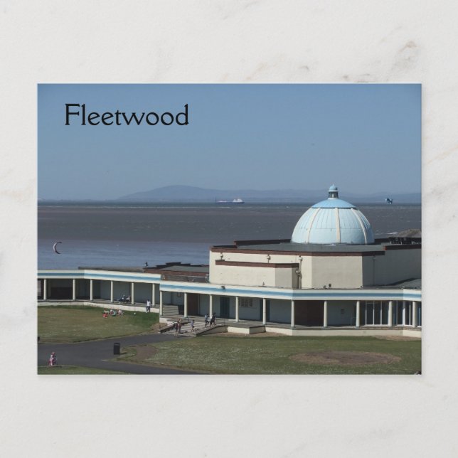 Fleetwood Marine Hall Postcard (Front)