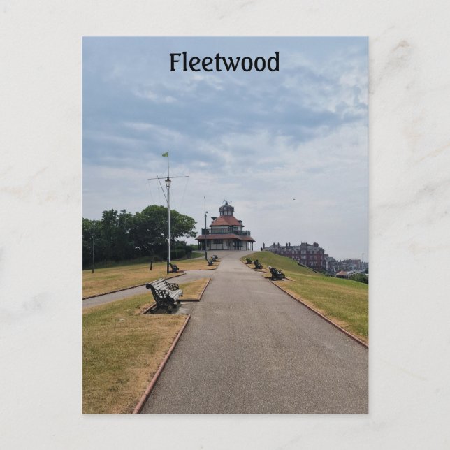 Fleetwood - View From The Mount Postcard (Front)