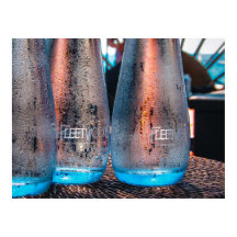 Fleetwoods table water bottles poster