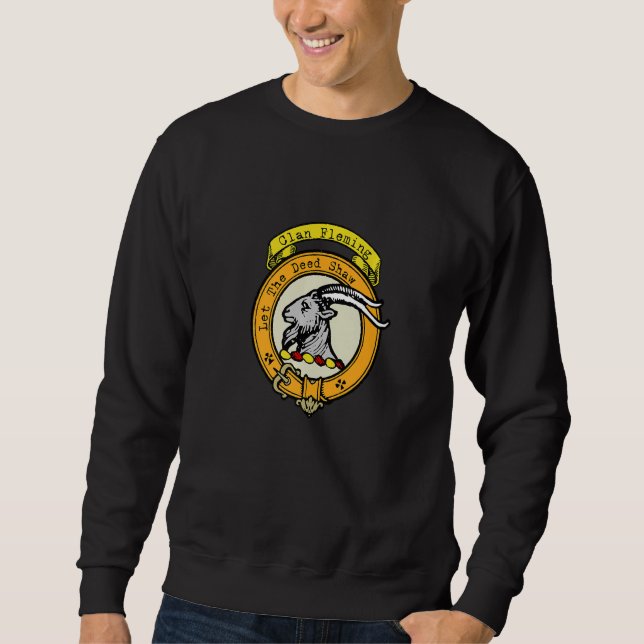 Fleming Clan Scottish Crest   Sweatshirt (Front)