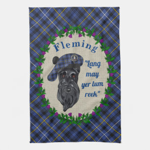 Fleming Scottie Dog Kitchen Towel