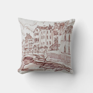Flemish Architecture Ghent, Belgium Cushion