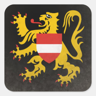 Flemish Brabant Square Sticker