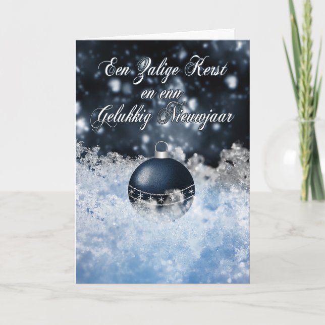 Flemish Christmas Card - Zalige Kerst En Enn Geluk (Front)