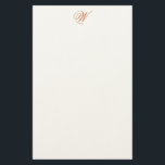 Flemish Editable Monogram Felt Stationery<br><div class="desc">Flemish Editable Monogram Felt Stationery</div>