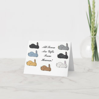 Flemish Giant Rabbit Notecard