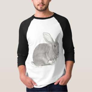 Flemish Giant Rabbit Sketch the Gentle Giant T-Shirt