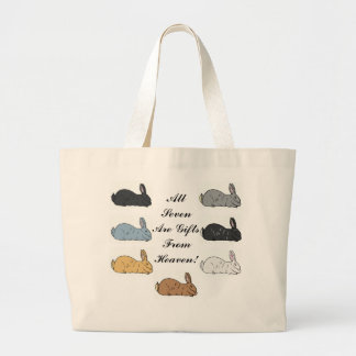 Flemish Giant Rabbit Tote Bag