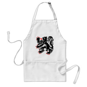Flemish Lion. Standard Apron