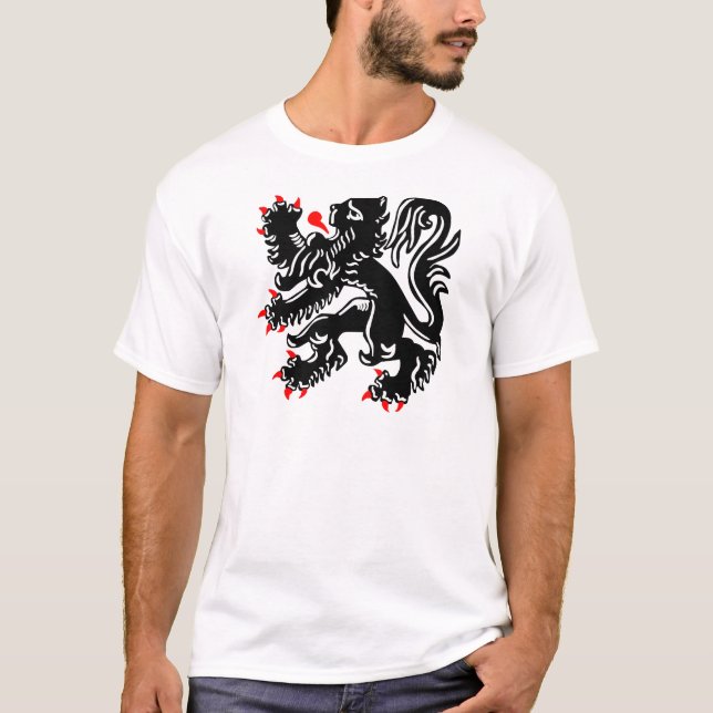 Flemish Lion. T-Shirt (Front)