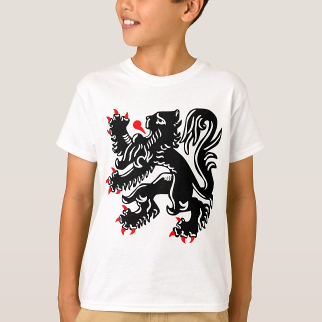 Flemish Lion. T-Shirt (Front)
