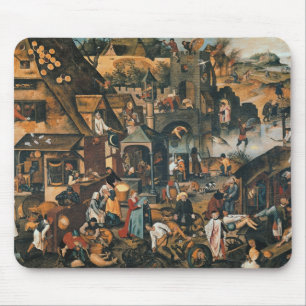 Flemish Proverbs Mouse Pad