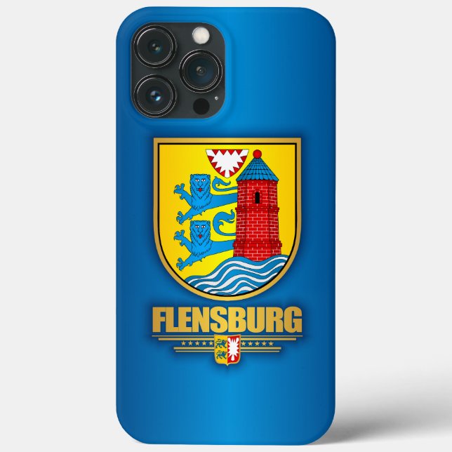 "Flensburg" Apparel Case-Mate iPhone Case (Back)