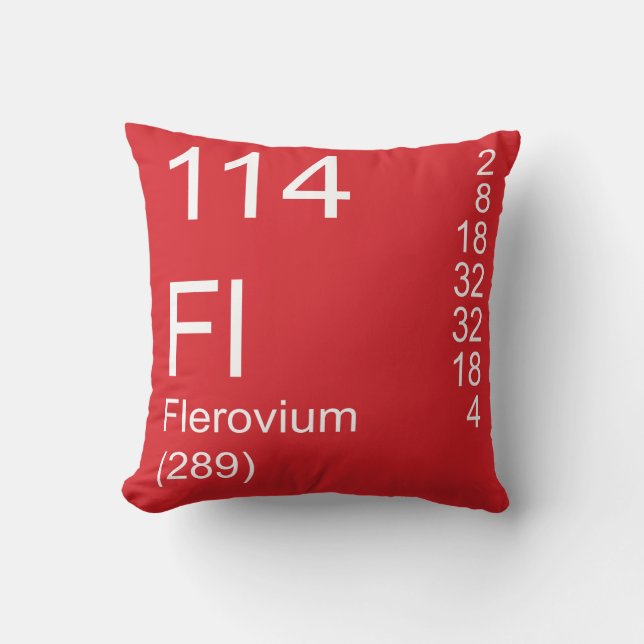 Flerovium Cushion (Front)