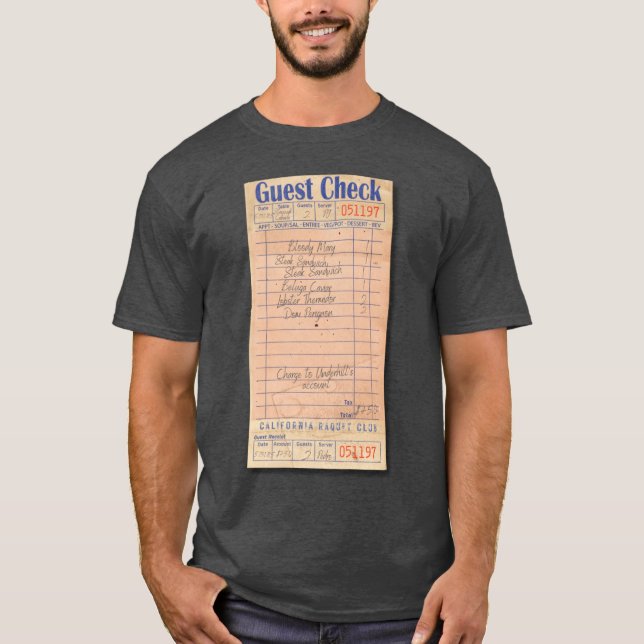 FLETCH UNDERHILLS CHECK T-Shirt (Front)