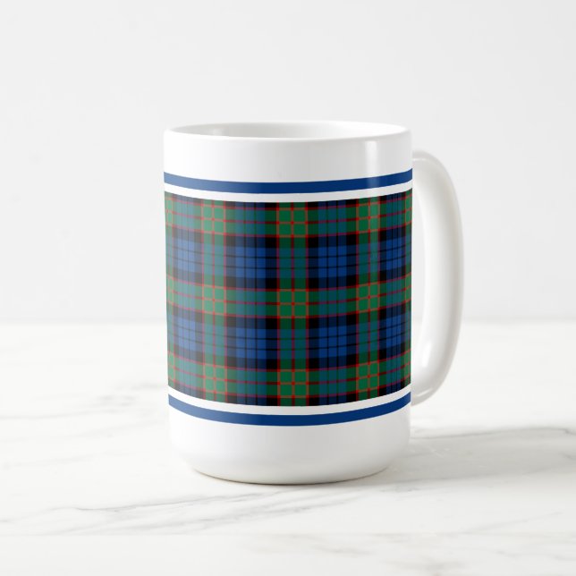 Fletcher Clan Tartan Coffee Mug (Front Right)