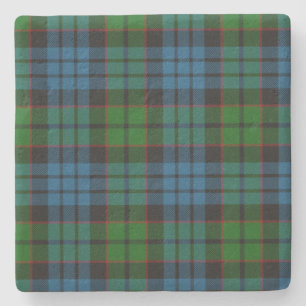 Fletcher Clan Tartan Plaid Stone Coaster