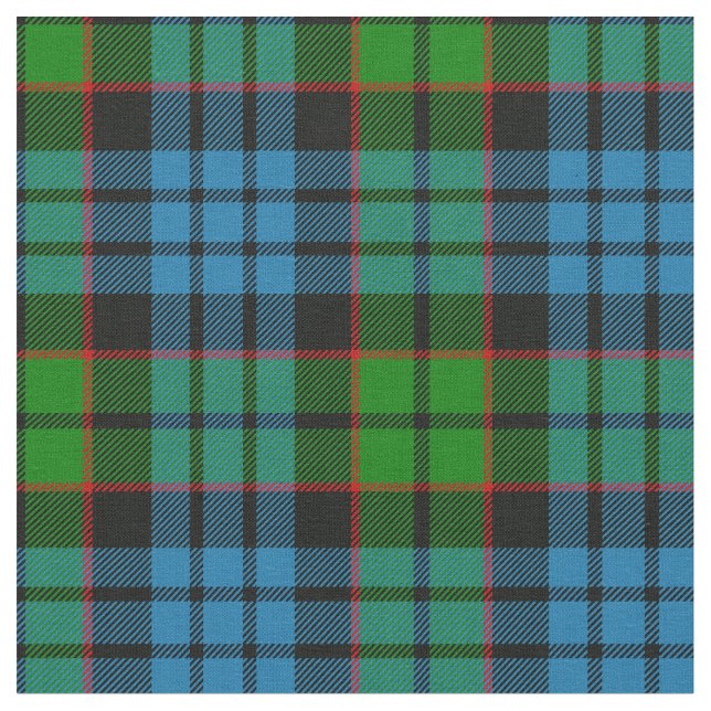 Fletcher Tartan Print Fabric (Close Up)