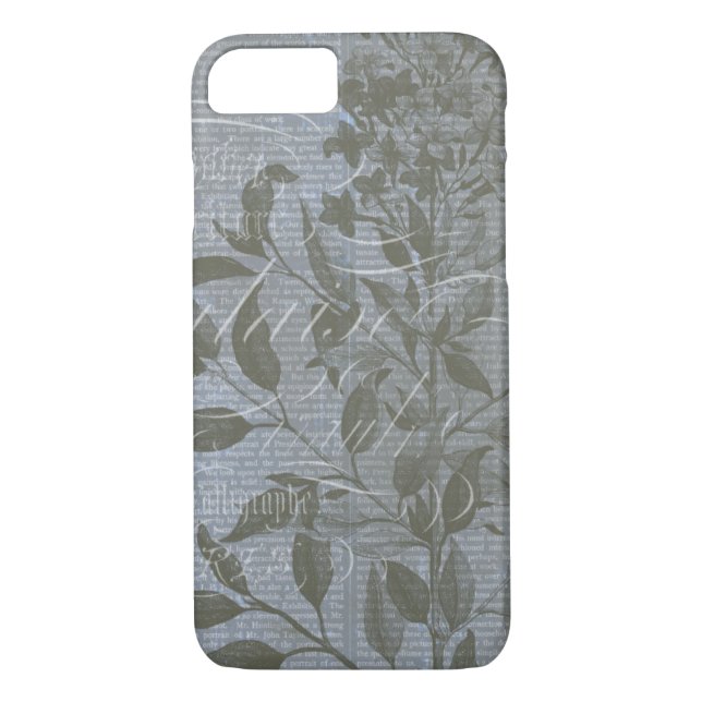 Fleur de Bleu I Case-Mate iPhone Case (Back)