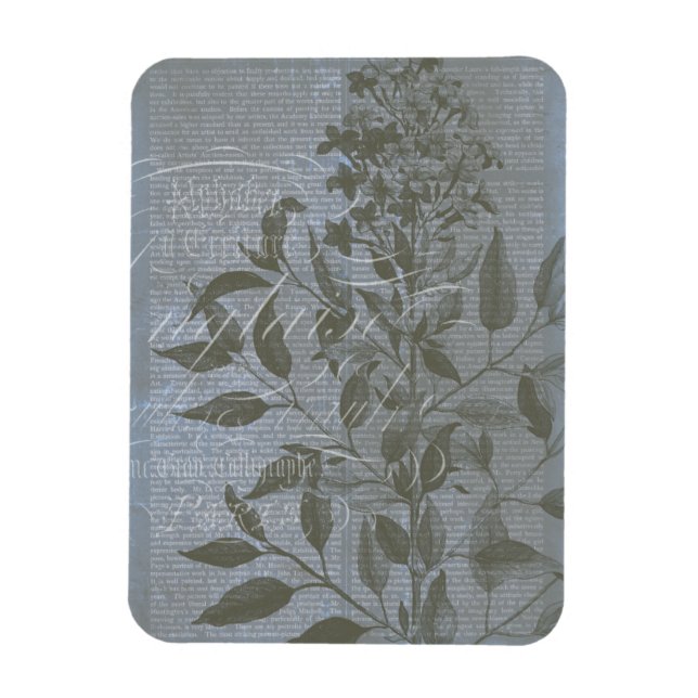 Fleur de Bleu I Magnet (Vertical)