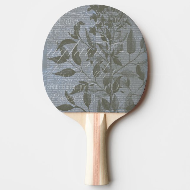 Fleur de Bleu I Ping Pong Paddle (Front)
