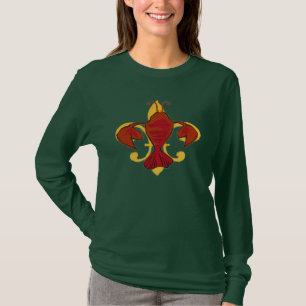 Fleur De Craw, Fleur De Lis Crawfish T-Shirt