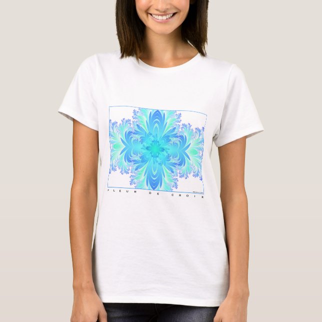 Fleur de Croix Aqua T-Shirt (Front)