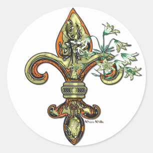 Fleur De Li Sticker