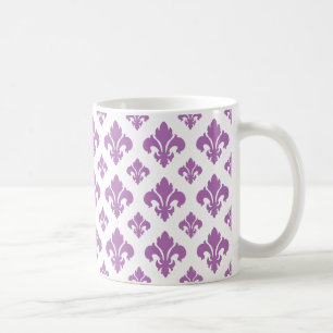 Fleur De Lis 2 Radiant Orchid Coffee Mug