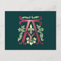 Fleur-de-lis A Monogram