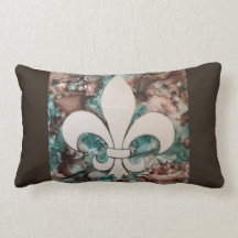 Fleur De Lis Accent Pillow