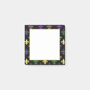 Fleur de Lis Beads - Black Notes