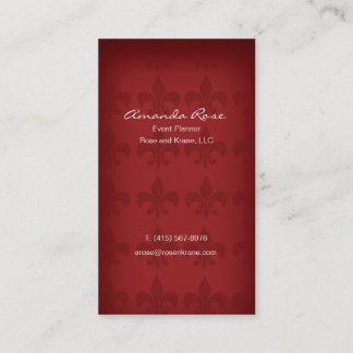 Fleur de lis Business Card