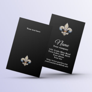 Fleur de Lis Business Card