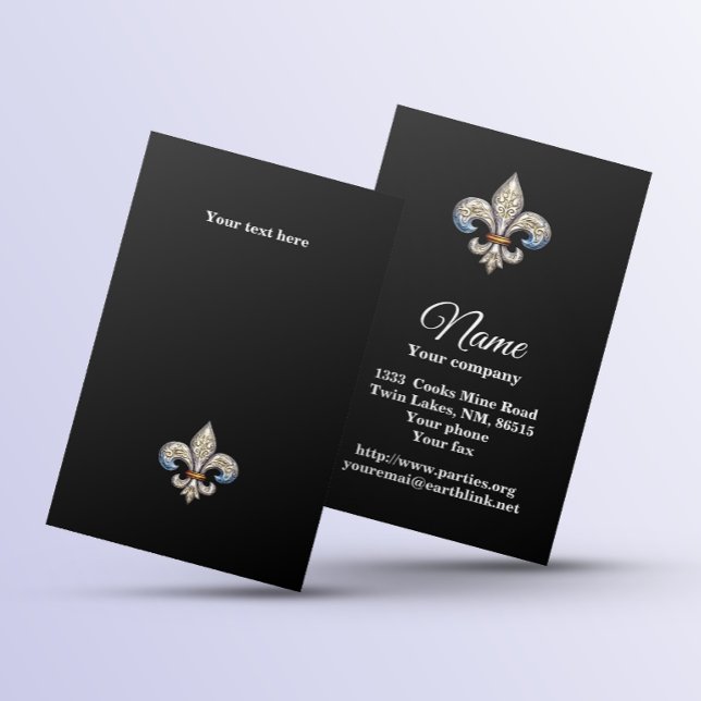 Fleur de Lis Business Card (Creator Uploaded)