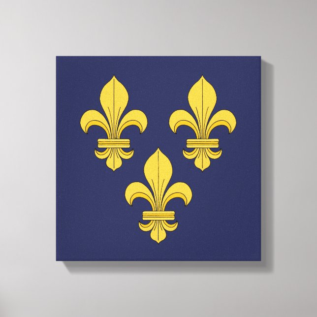 Fleur-de-lis Canvas Print (Front)