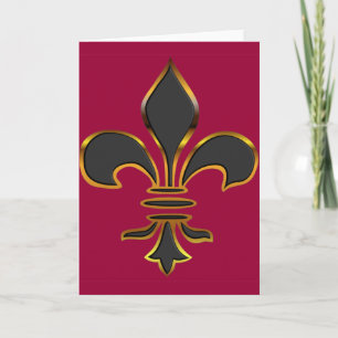 Fleur-de-lis Card