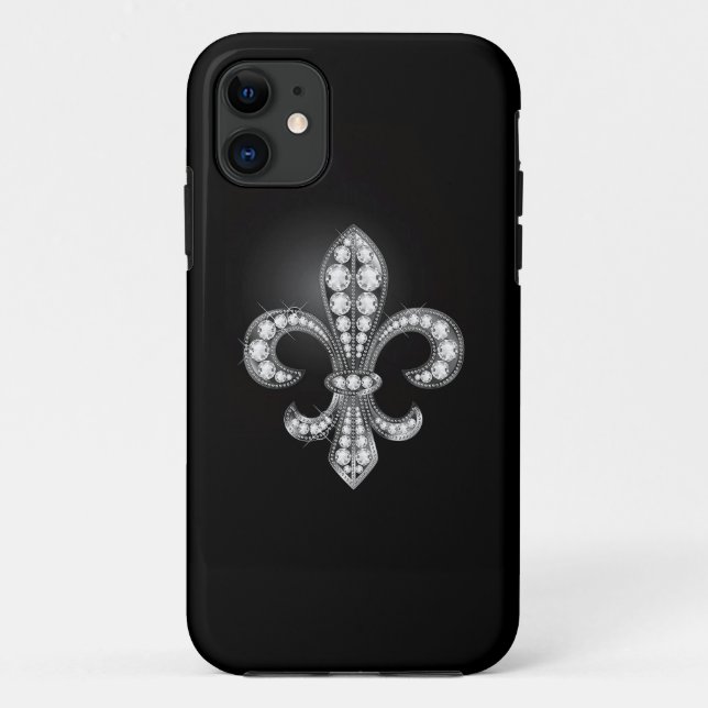 Fleur-de-lis Case-Mate iPhone 5/5S Case (Back)