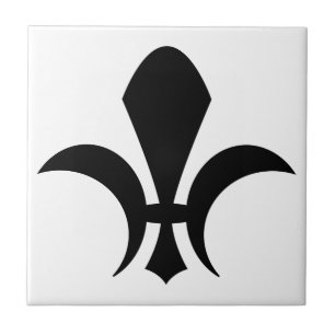 Fleur-De-Lis  Ceramic Tile
